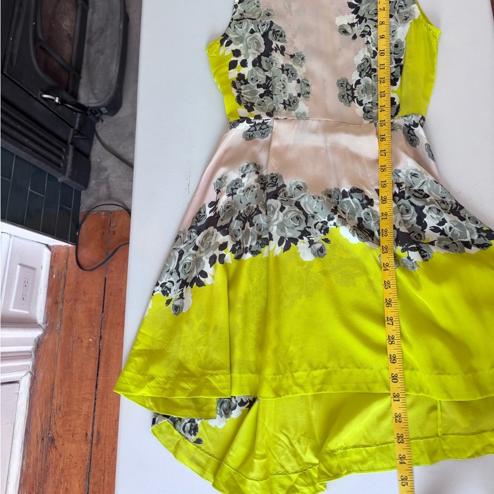 Shakuhachi 100% Silk Acid Bloom Kick Out Floral Sleeveless Dress Size Small - Picture 10 of 12